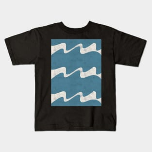 Blue Sea Wave Summer Holiday Kids T-Shirt